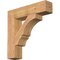 Ekena Millwork Balboa Block Smooth Bracket, Western Red Cedar, 5 1/2"W x 26"D x 26"H BKT06X26X26BOA05SWR - alternate 1